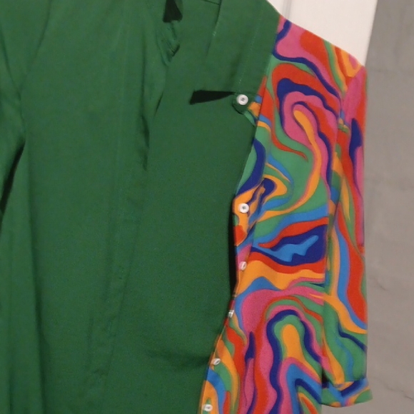 Colorful Abstract Patterned Dress - Picture 3 of 4